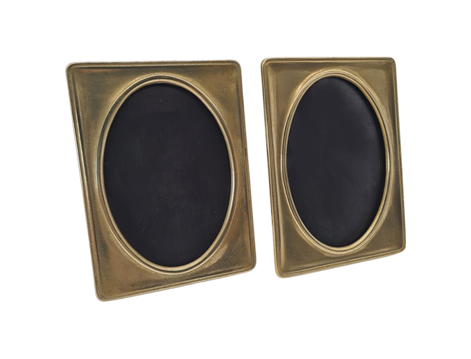 Brass photo frames, 1940s