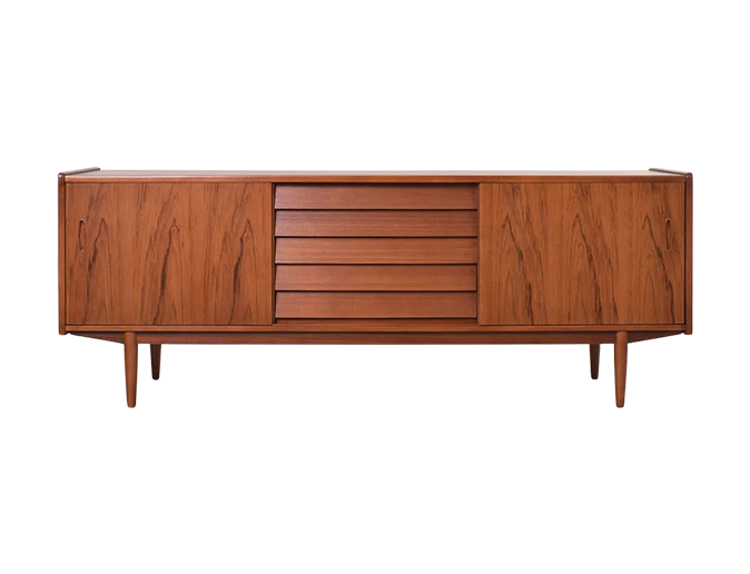 Sideboard vintage Trio, proj. Nils Jonsson, prod. Hugo Troeds, Szwecja, lata 60