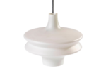 Glass pendant lamp, Valasske Mezirici, Czechoslovakia, 1960s