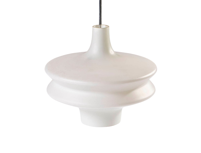Glass pendant lamp, Valasske Mezirici, Czechoslovakia, 1960s