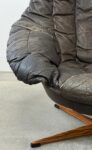 Swivel armchair “Silhouette”, designed by Henry Walter Klein, Bramin Møbler, Denmark, 1970s