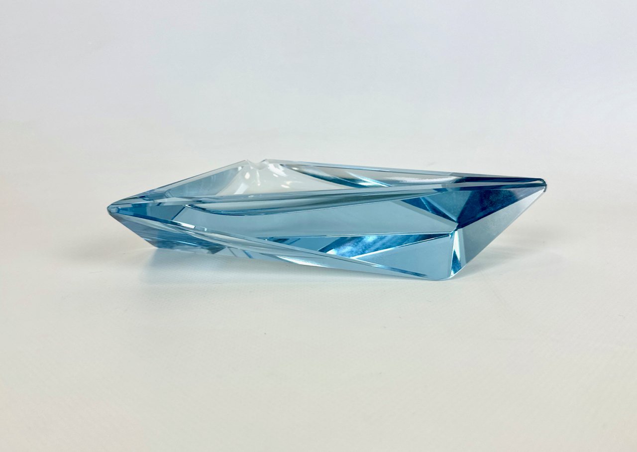 Crystal ashtray, designed by Koloman Moser, Moser, Czech Republic, 1930s