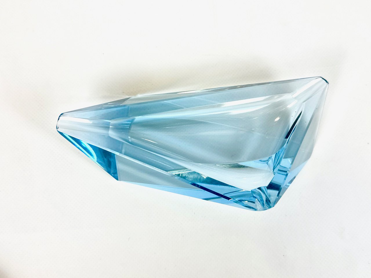 Crystal ashtray, designed by Koloman Moser, Moser, Czech Republic, 1930s