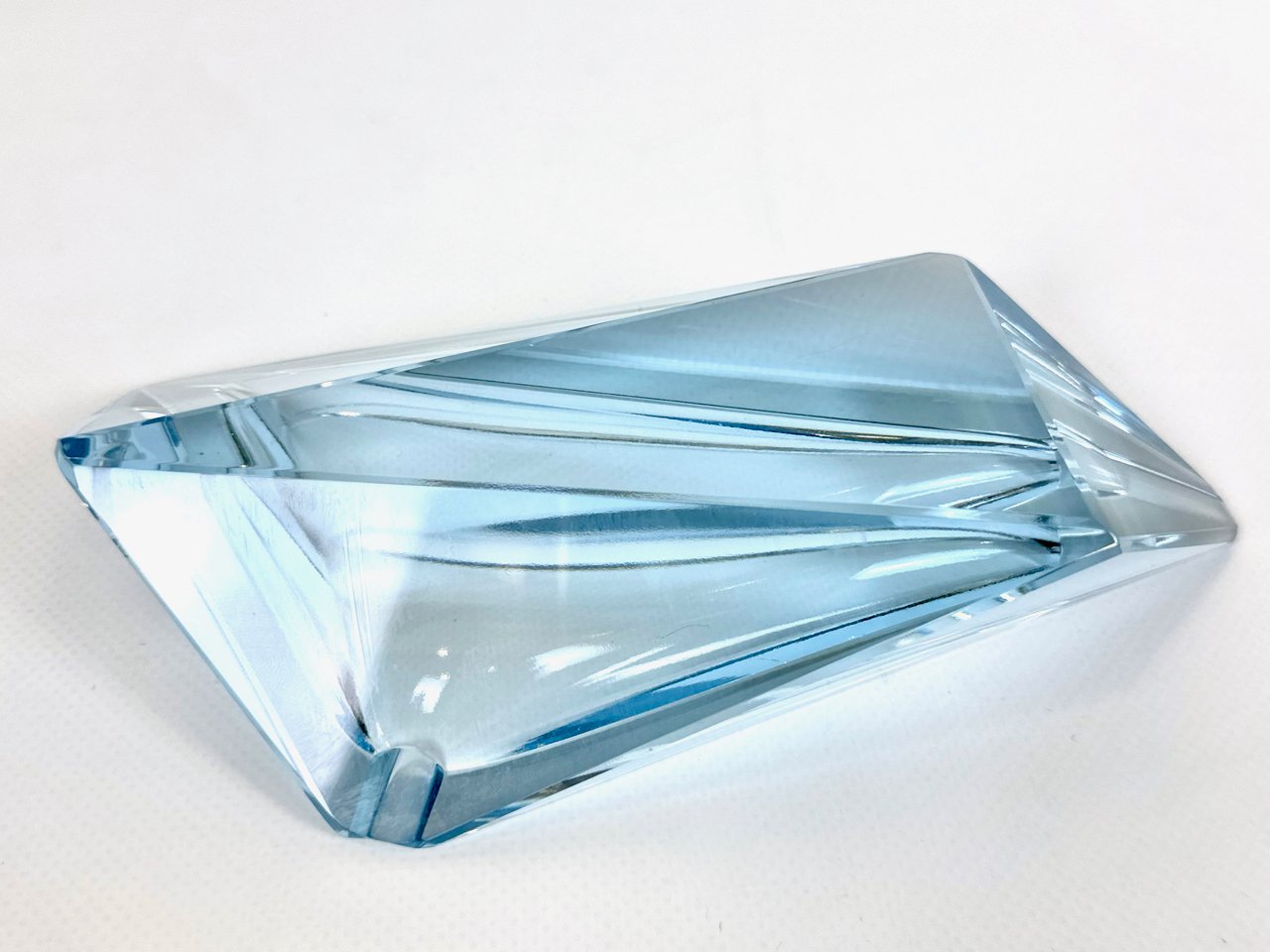 Crystal ashtray, designed by Koloman Moser, Moser, Czech Republic, 1930s
