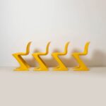Z-Stuhl chairs, designed by Ernst Moeckl, VEB Petrochemisches Kombinat Schwedt, Germany, 1960s