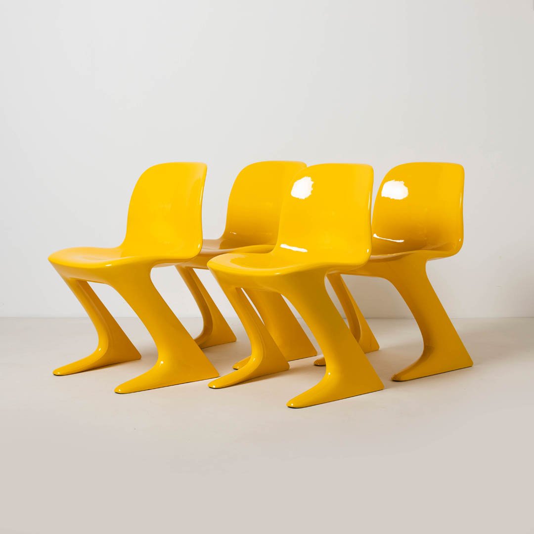 Z-Stuhl chairs, designed by Ernst Moeckl, VEB Petrochemisches Kombinat Schwedt, Germany, 1960s