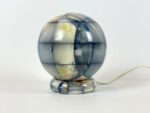 Kulista lampa z onyksu, Włochy, lata 80
