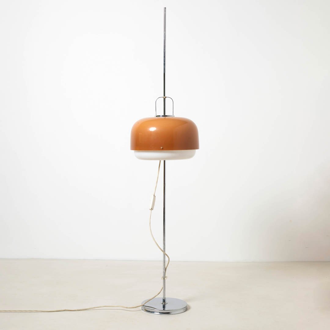 Medusa floor lamp, designed by Luigi Massoni, MEBLO, Yugoslavia, 1970s