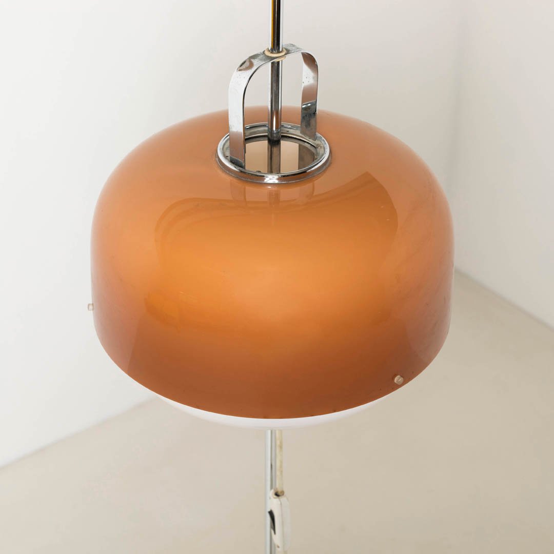 Medusa floor lamp, designed by Luigi Massoni, MEBLO, Yugoslavia, 1970s