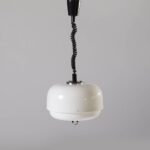 Adjustable Space Age pendant lamp, designed by Harvey Guzzini, MEBLO, Italy, 1970s