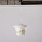 Lampa wisząca, Valasske Mezirici, Czechosłowacja, lata 60
