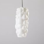 Lampa wisząca vintage, Valasske Mezirici, Czechosłowacja, lata 60