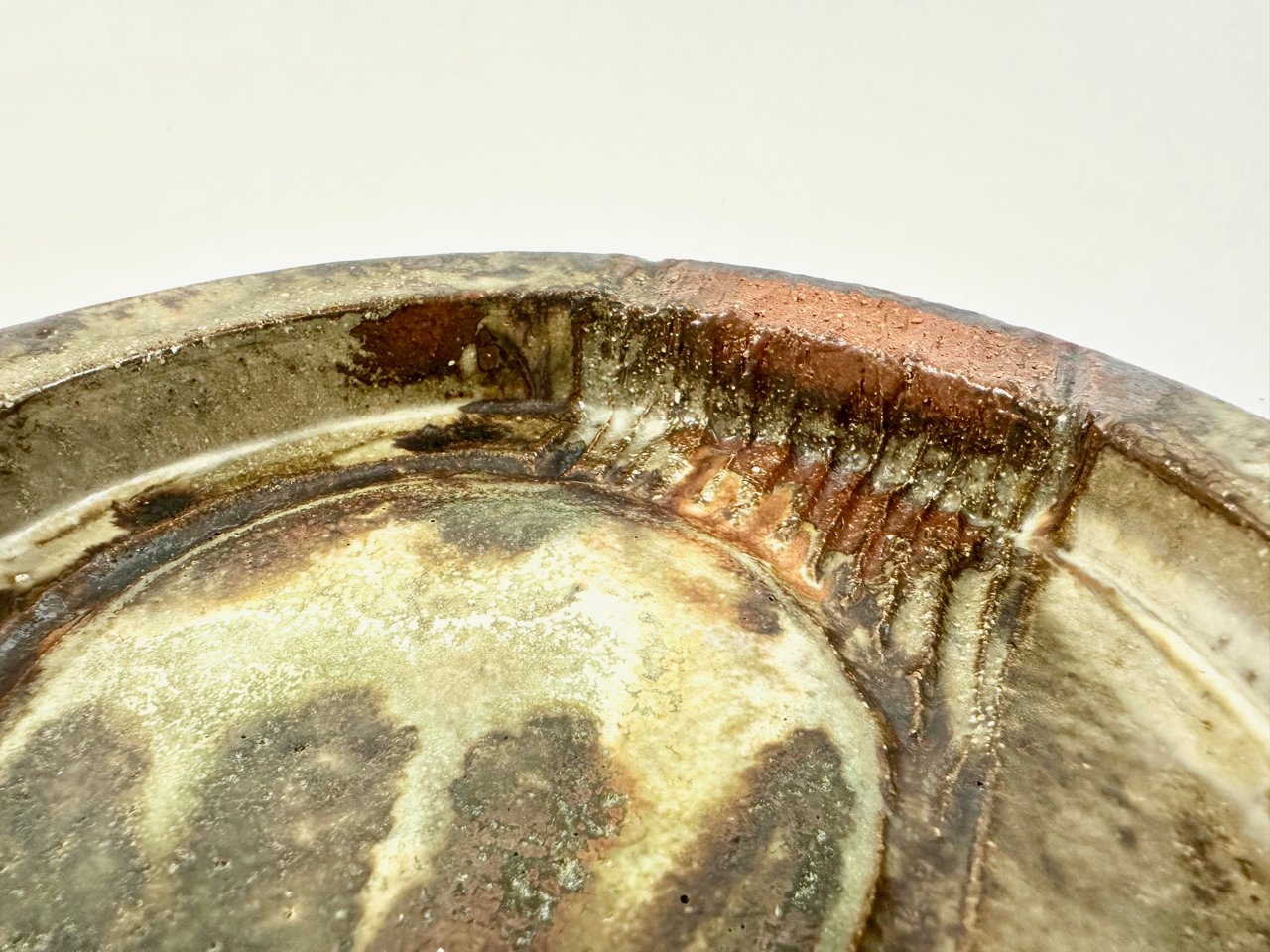 Misa ceramiczna vintage, proj. Aksel Larsen, Axella Design, Dania, lata 60