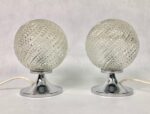 Para lamp vintage, Otto Leuchten, Niemcy, lata 70