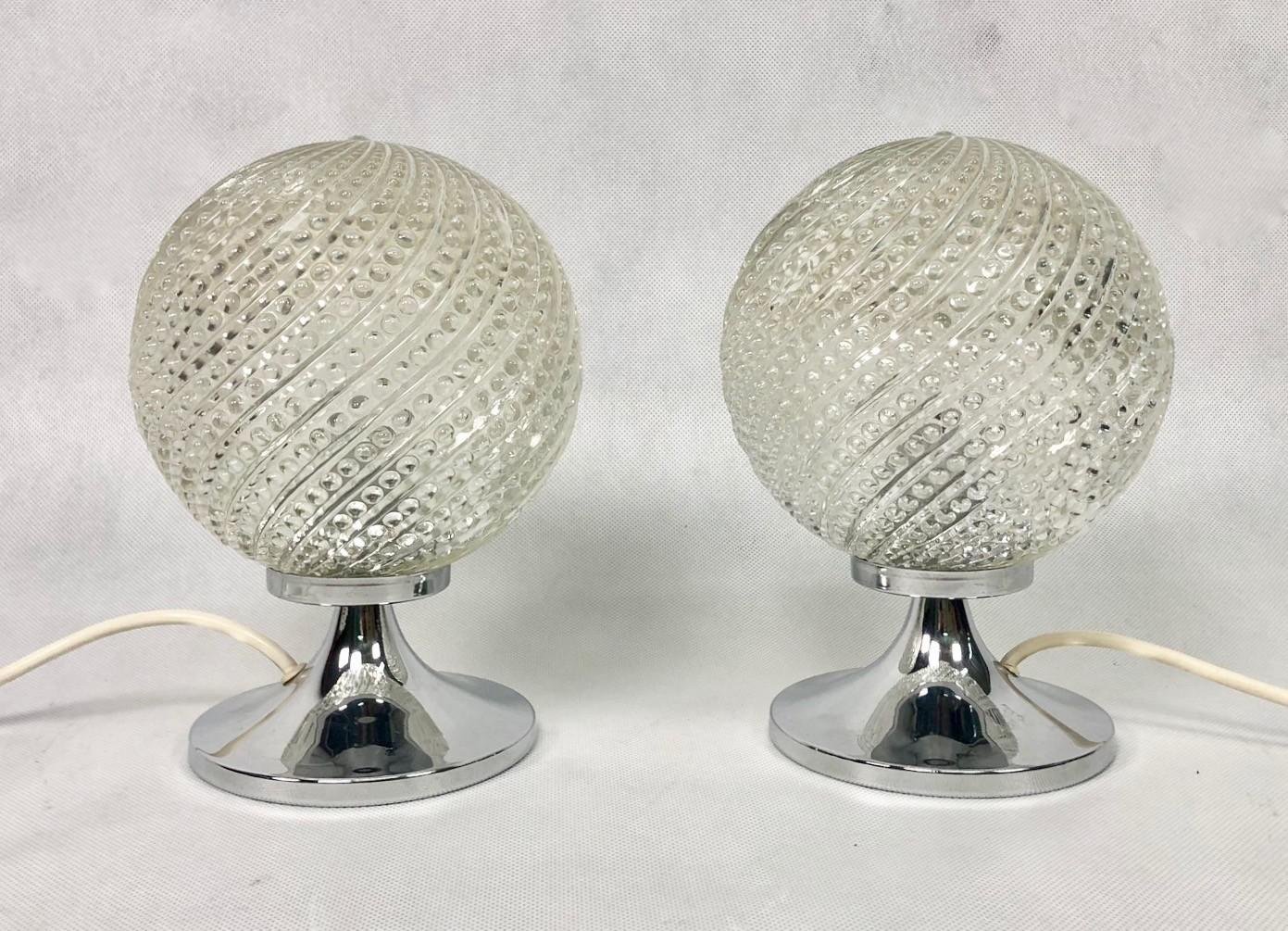 Para lamp vintage, Otto Leuchten, Niemcy, lata 70