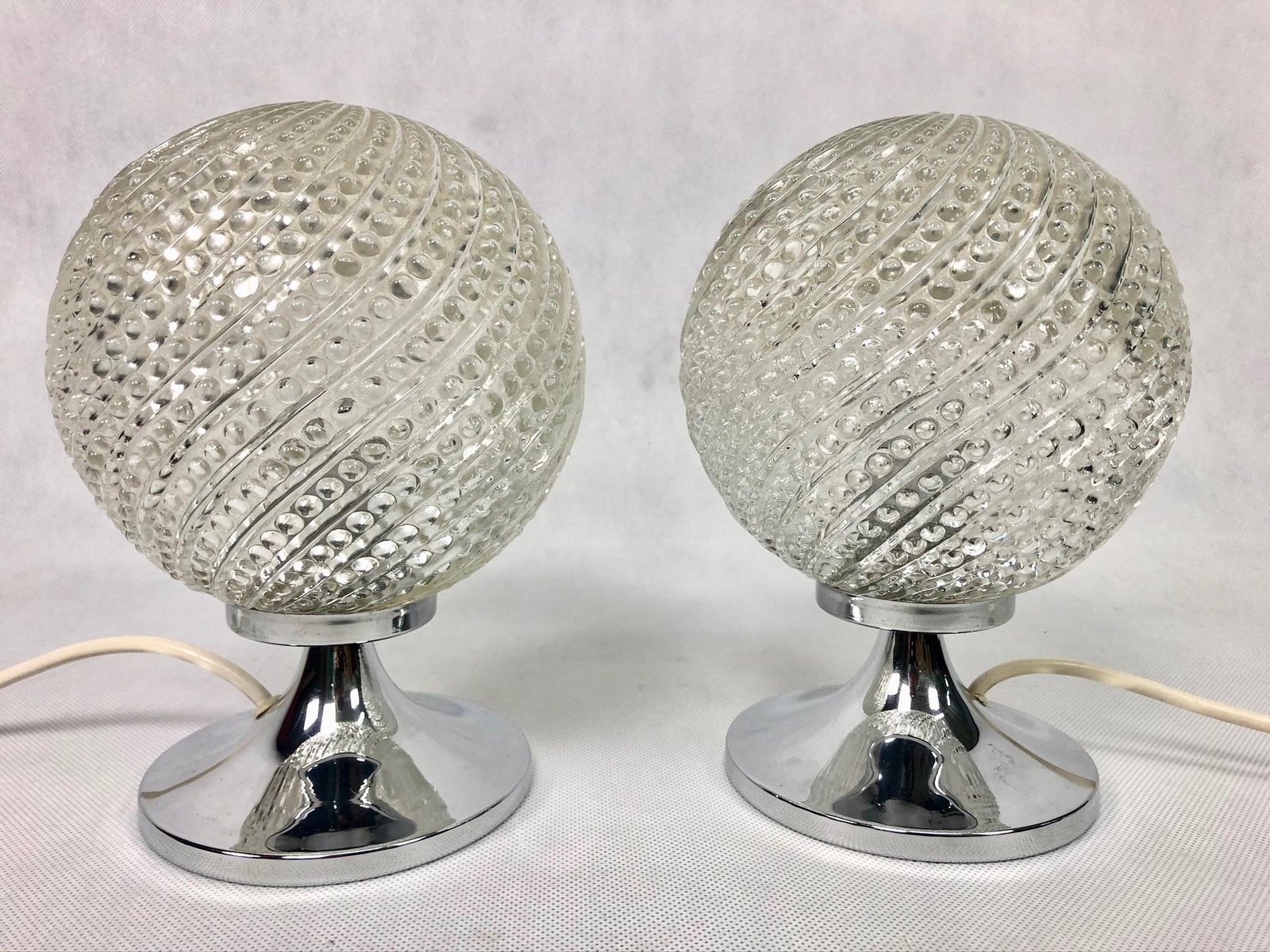 Para lamp vintage, Otto Leuchten, Niemcy, lata 70