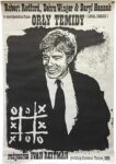Plakat filmowy PRL „Orły temidy”, proj. Jakub Erol, Polska, lata 80