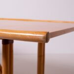 Postmodern folding bamboo table, Italy, 1980s