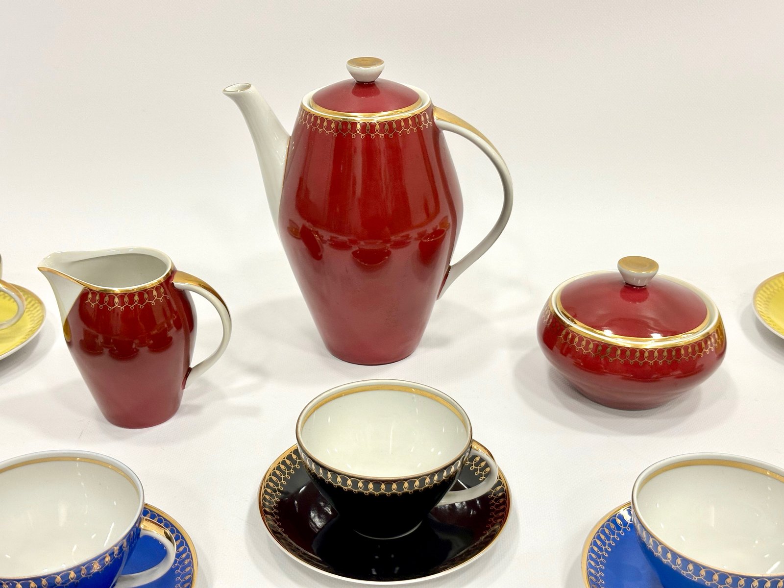 Coffee service for 12 people, designed by Wincenty Potacki, ZPS Karolina, Poland, 1960s