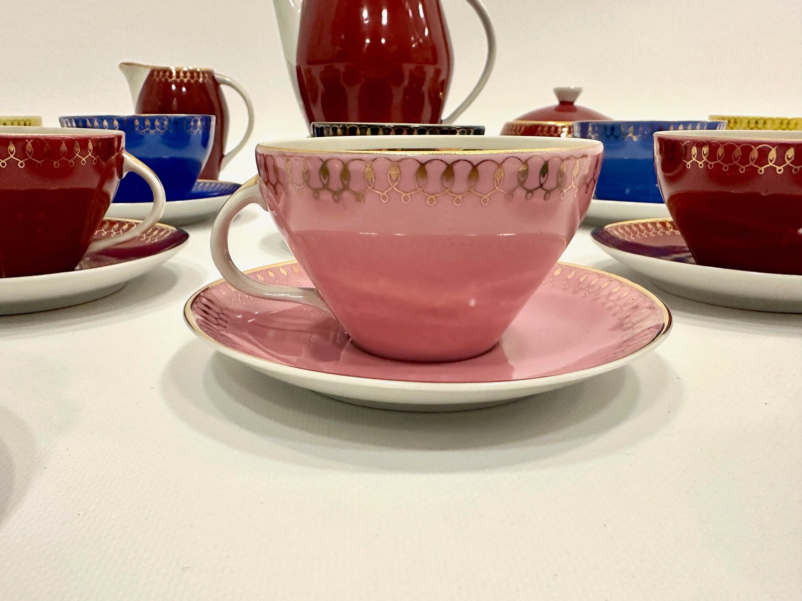 Coffee service for 12 people, designed by Wincenty Potacki, ZPS Karolina, Poland, 1960s