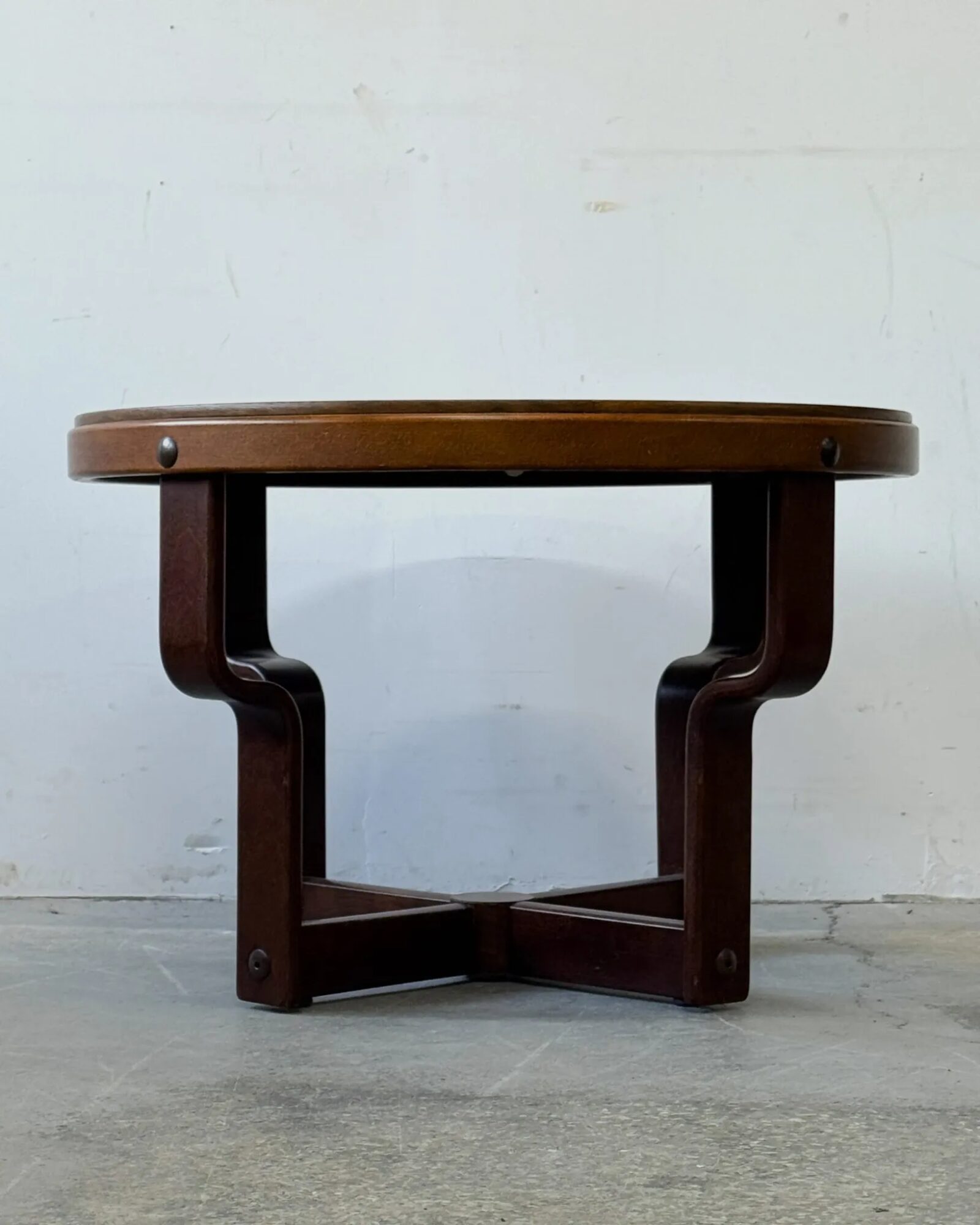 Coffee table with copper top, VAD Trevarefabrikk, Norway, 1960s