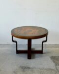 Coffee table with copper top, VAD Trevarefabrikk, Norway, 1960s