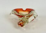 Szklana popielniczka, Murano, Włochy, lata 60