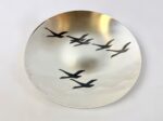 Ikora wall plate with a wild goose motif, WMF, Germany, 1960s