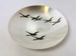 Ikora wall plate with a wild goose motif, WMF, Germany, 1960s