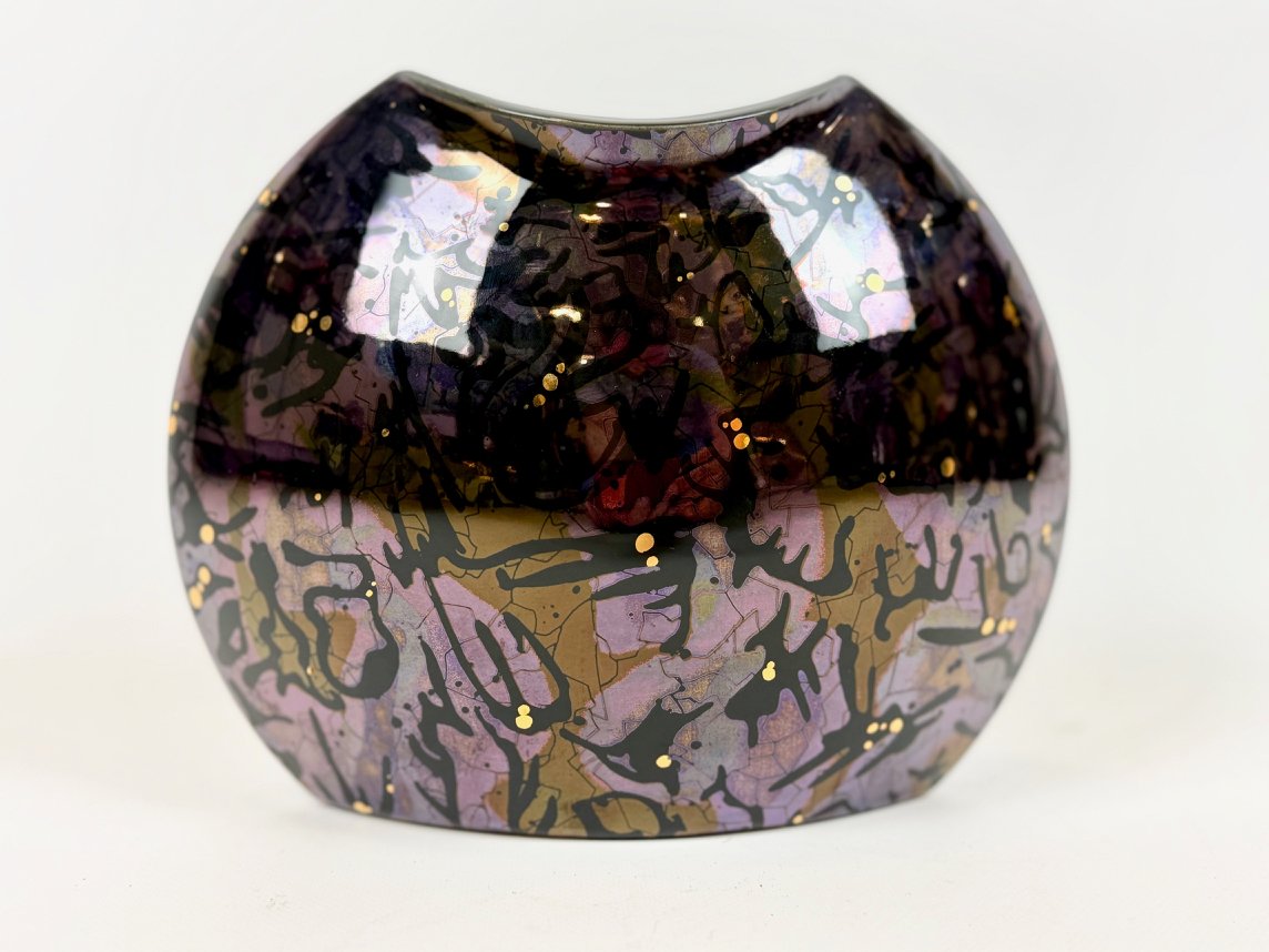 Wazon ceramiczny, Steuler Design, Niemcy, lata 80